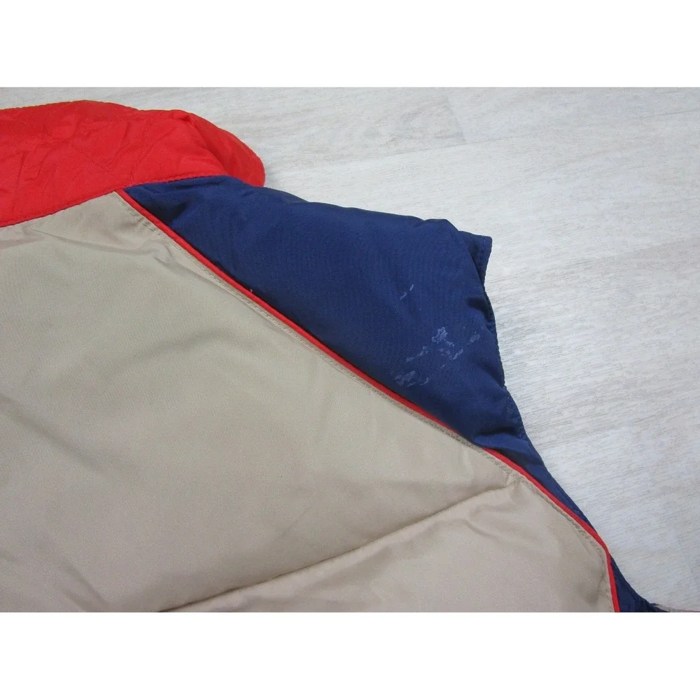 Vintage‎ 70s Skitique Down Puffer Vest Mens (M/L) Colorblock Retro Outdoor Ski